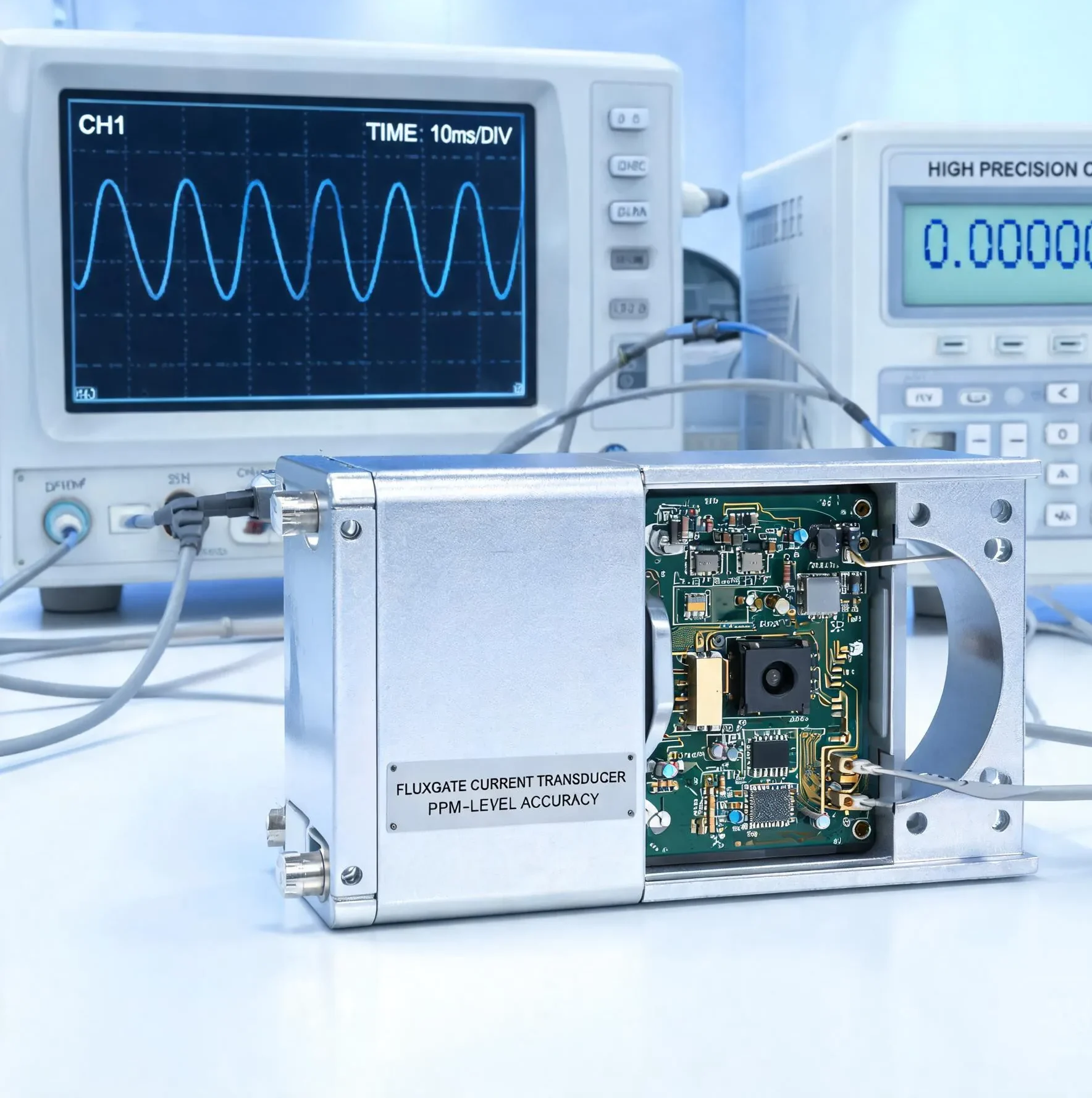 High Precision Current Measurement: PPM-Level Fluxgate Sensors